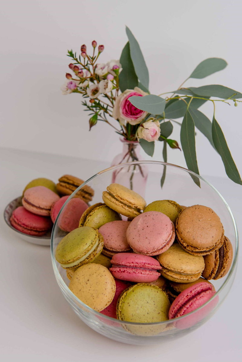 verschiedene Macarons von PETIT DESSERTS